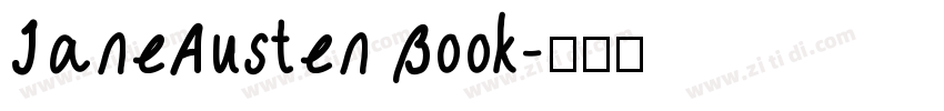 JaneAusten Book字体转换
